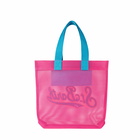 MC2 Saint Barth Mesh Fuchsia Shopper Bag With Terry Patch
