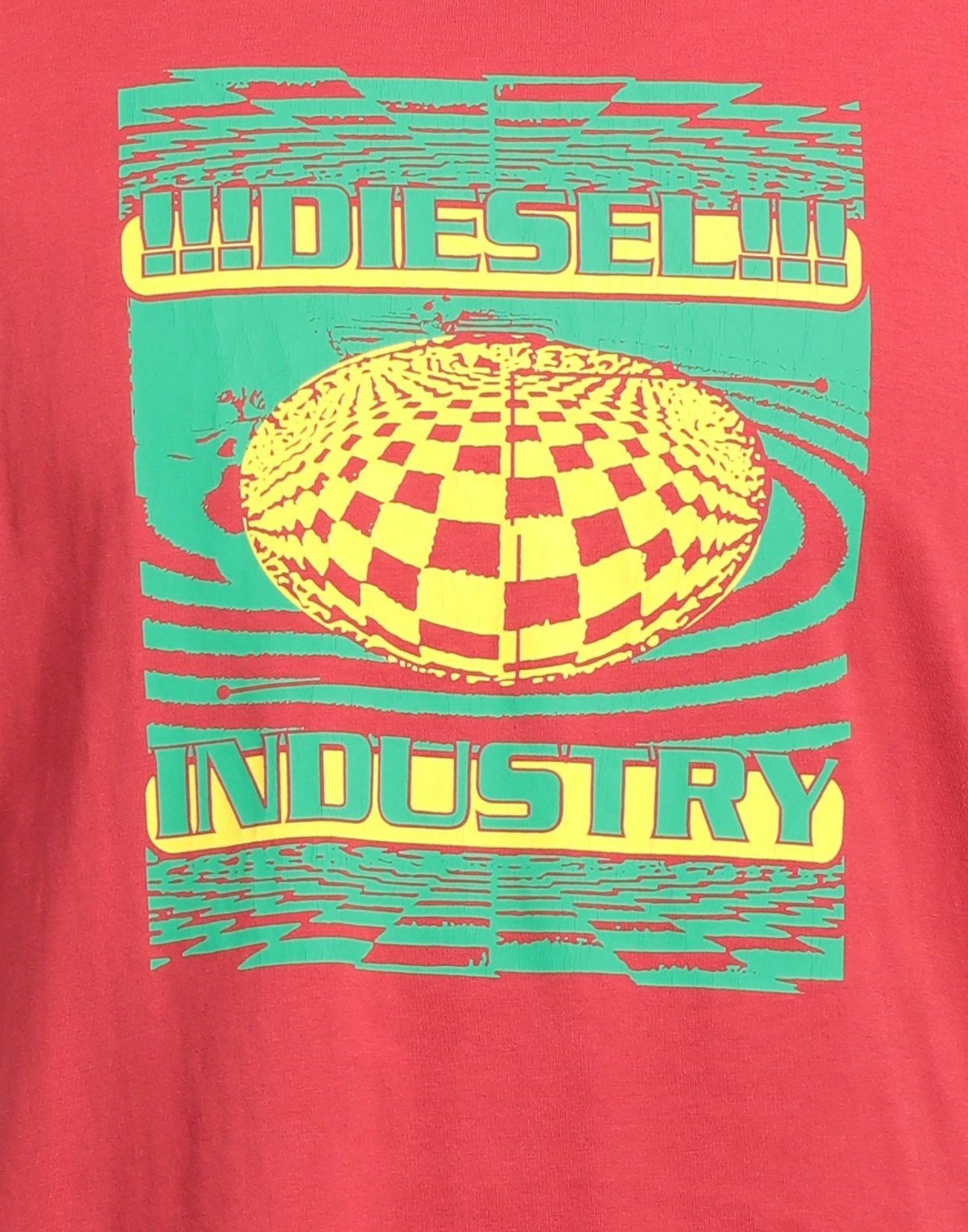Diesel Mens T-shirt in Red