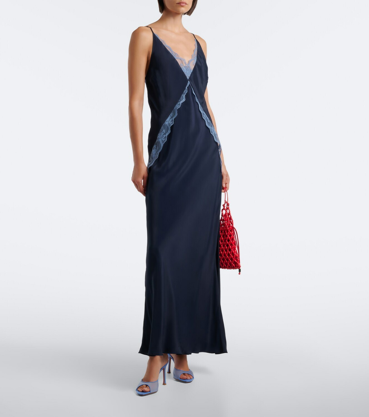 SIR Elsie lace-trimmed gown