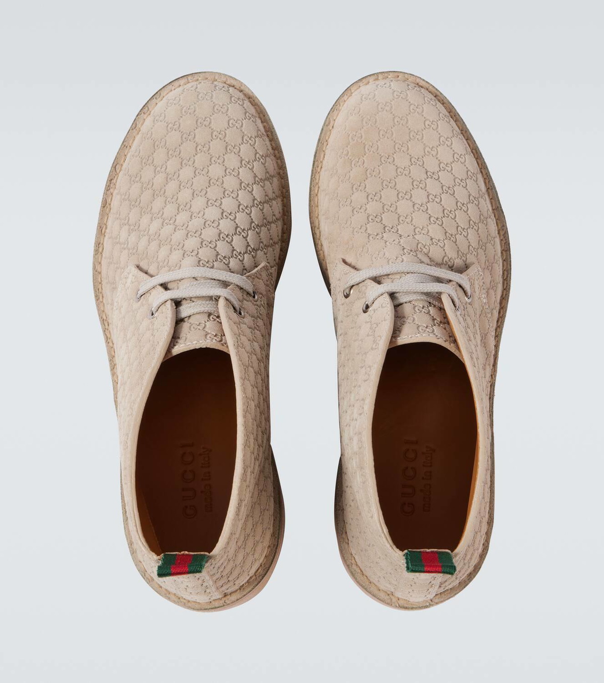 Gucci GG suede desert boots
