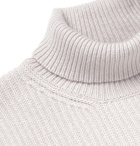 Bottega Veneta - Ribbed Cashmere Rollneck Sweater - Men - Cream