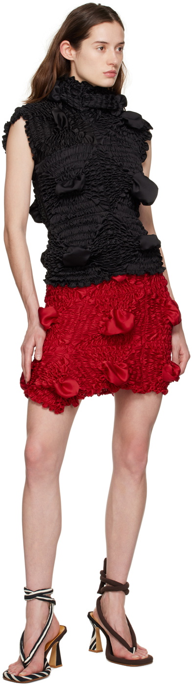 Feben Black Twist Blouse