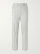 Mr P. - Straight-Leg Linen and Wool-Blend Suit Trousers - Gray