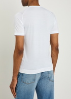 John Smedley Lorca Fine-knit Cotton T-shirt White