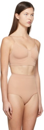 SKIMS Beige Seamless Sculpting Bra