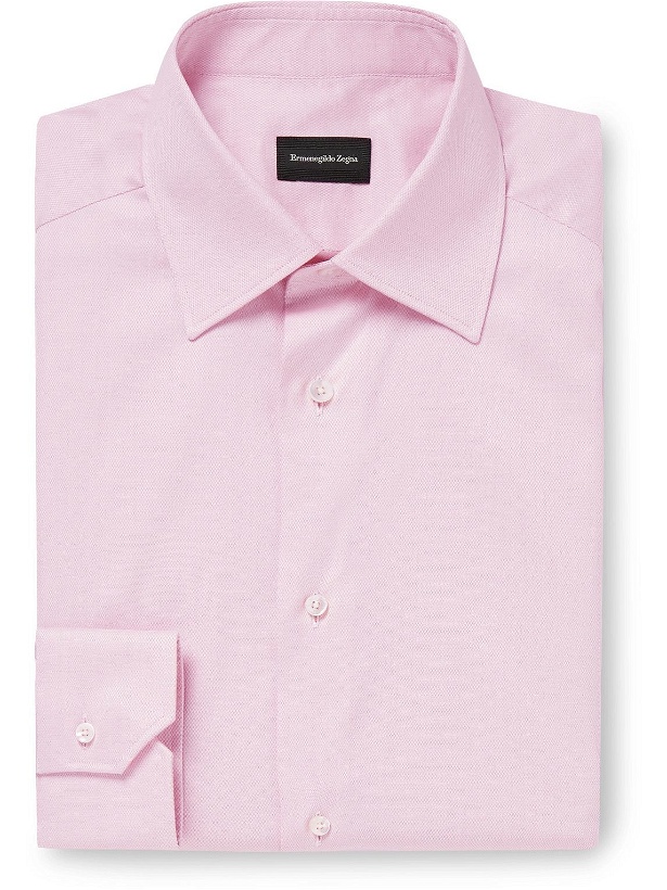 Photo: Ermenegildo Zegna - Milano Cotton Shirt - Pink