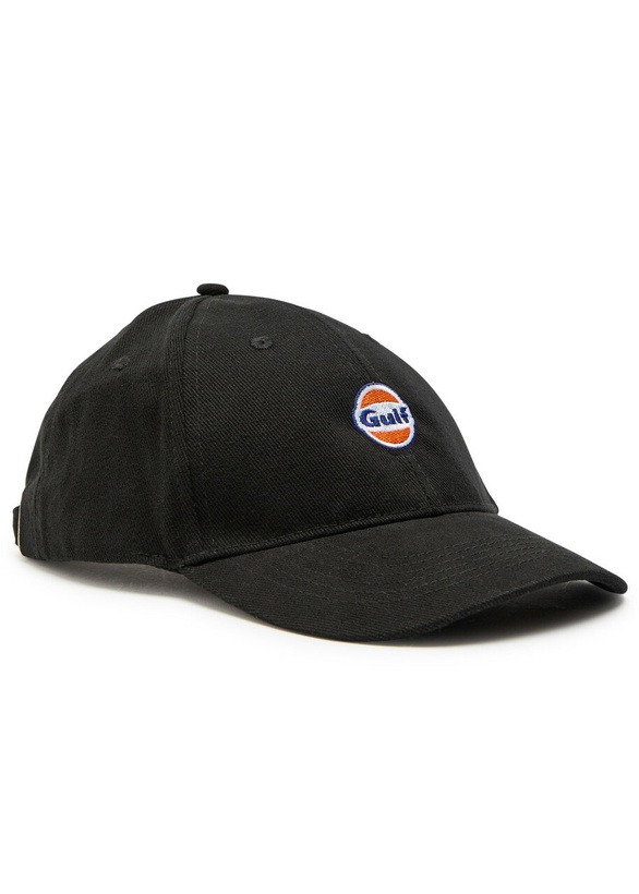 Photo: AN-Y1 Gulf Embroidered Canvas cap - Black - One Size