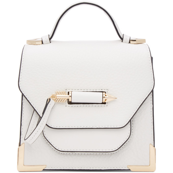 Mackage White Rubie Crossbody Mini Bag Mackage