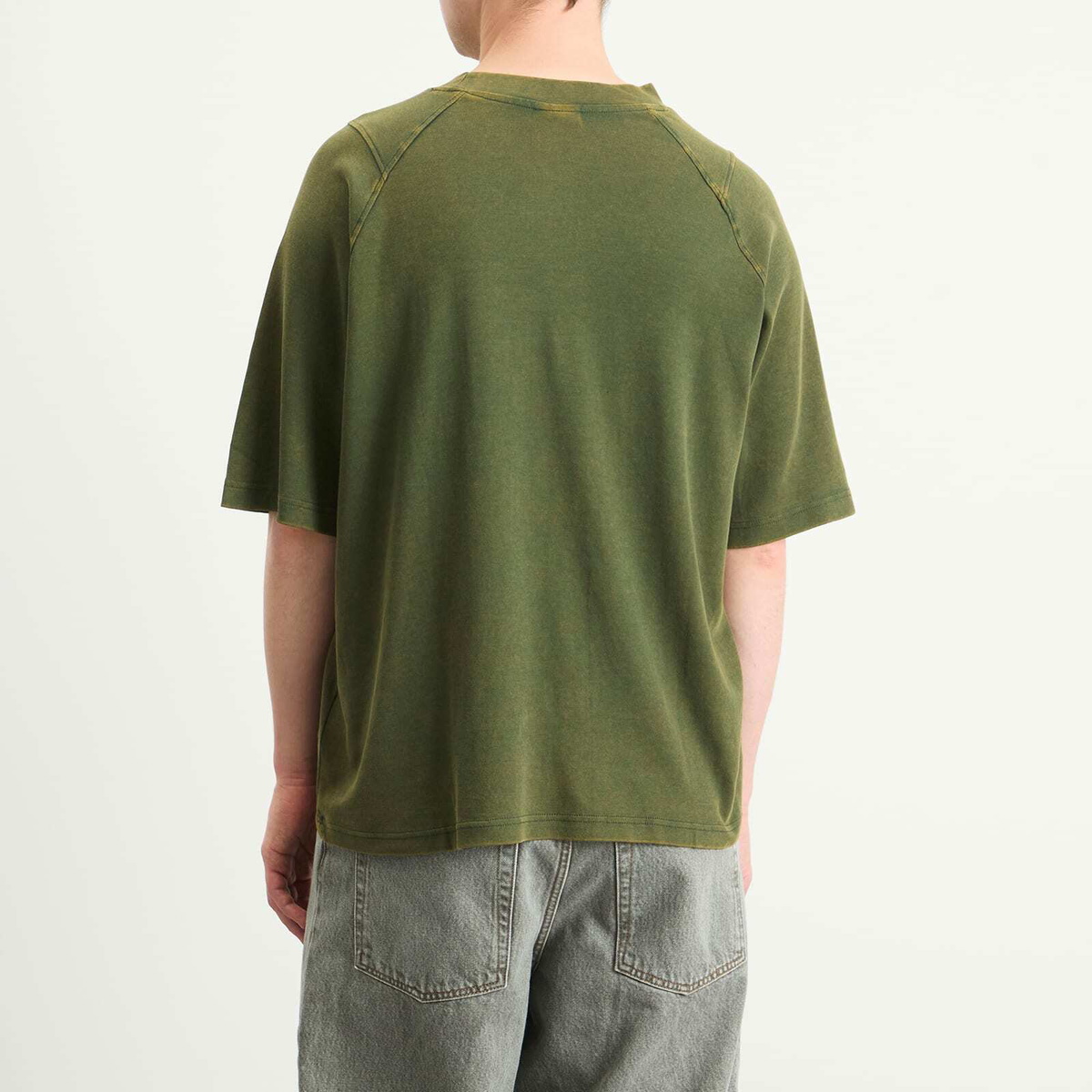 Umbro Men's Washed High Neck Boxy T-Shirt in Duffel Bag