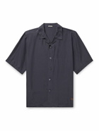Barena - Solana Camp-Collar Silk Shirt - Black