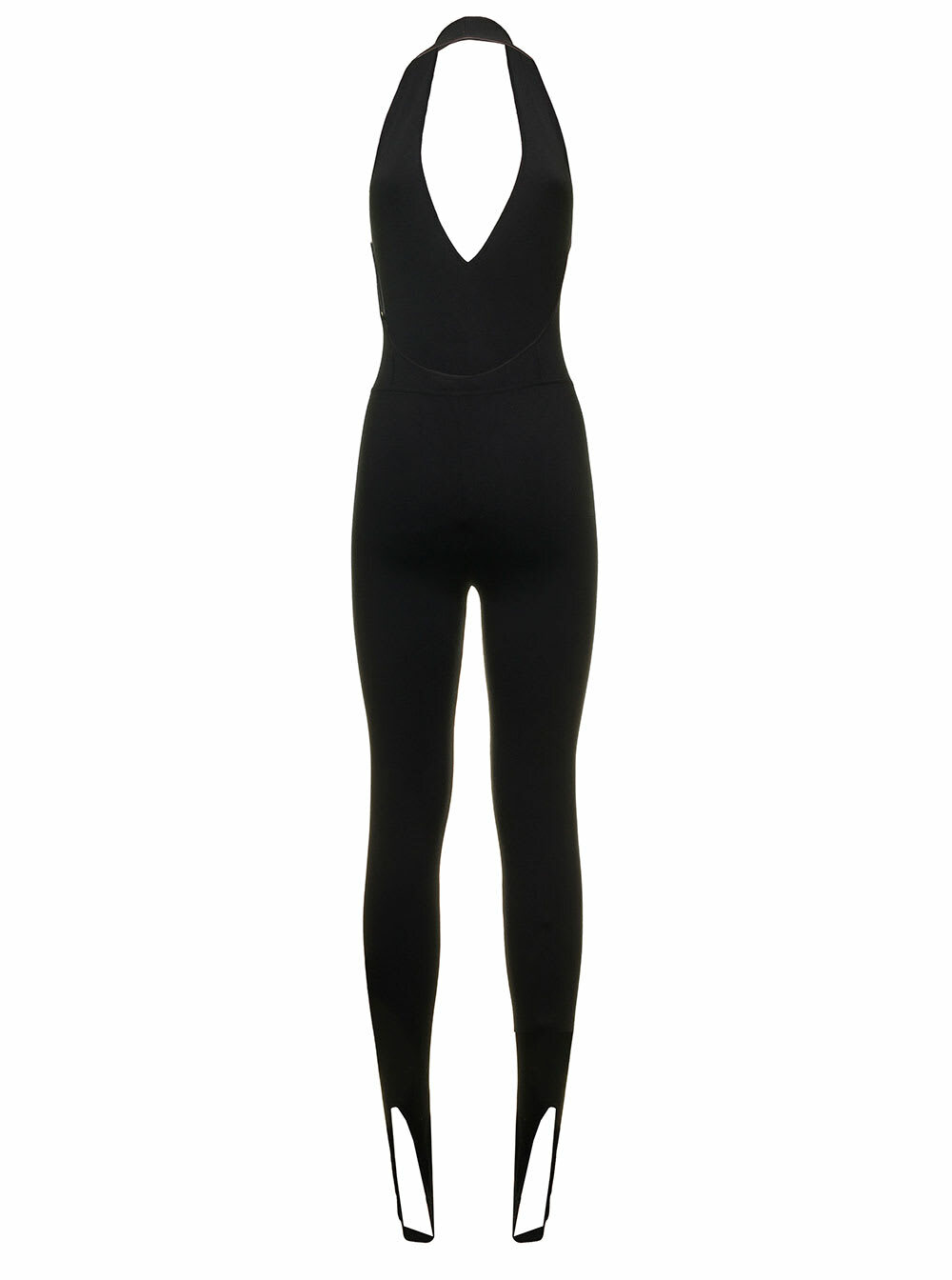 Saint Laurent Halterneck Open-back Jumpsuit