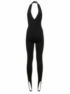 Saint Laurent Halterneck Open-back Jumpsuit
