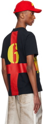 Mowalola Navy Mowaland Polo