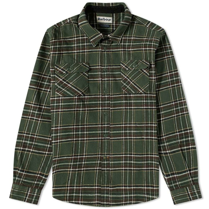 Photo: Barbour Men's Winter Overshirt in Forest