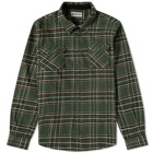 Barbour Men's Winter Overshirt in Forest