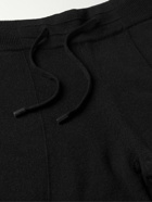 Piacenza Cashmere - Tapered Cashmere Sweatpants - Black