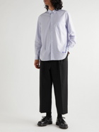 Comme des Garçons HOMME - Tapered Cropped Pleated Twill Suit Trousers - Black