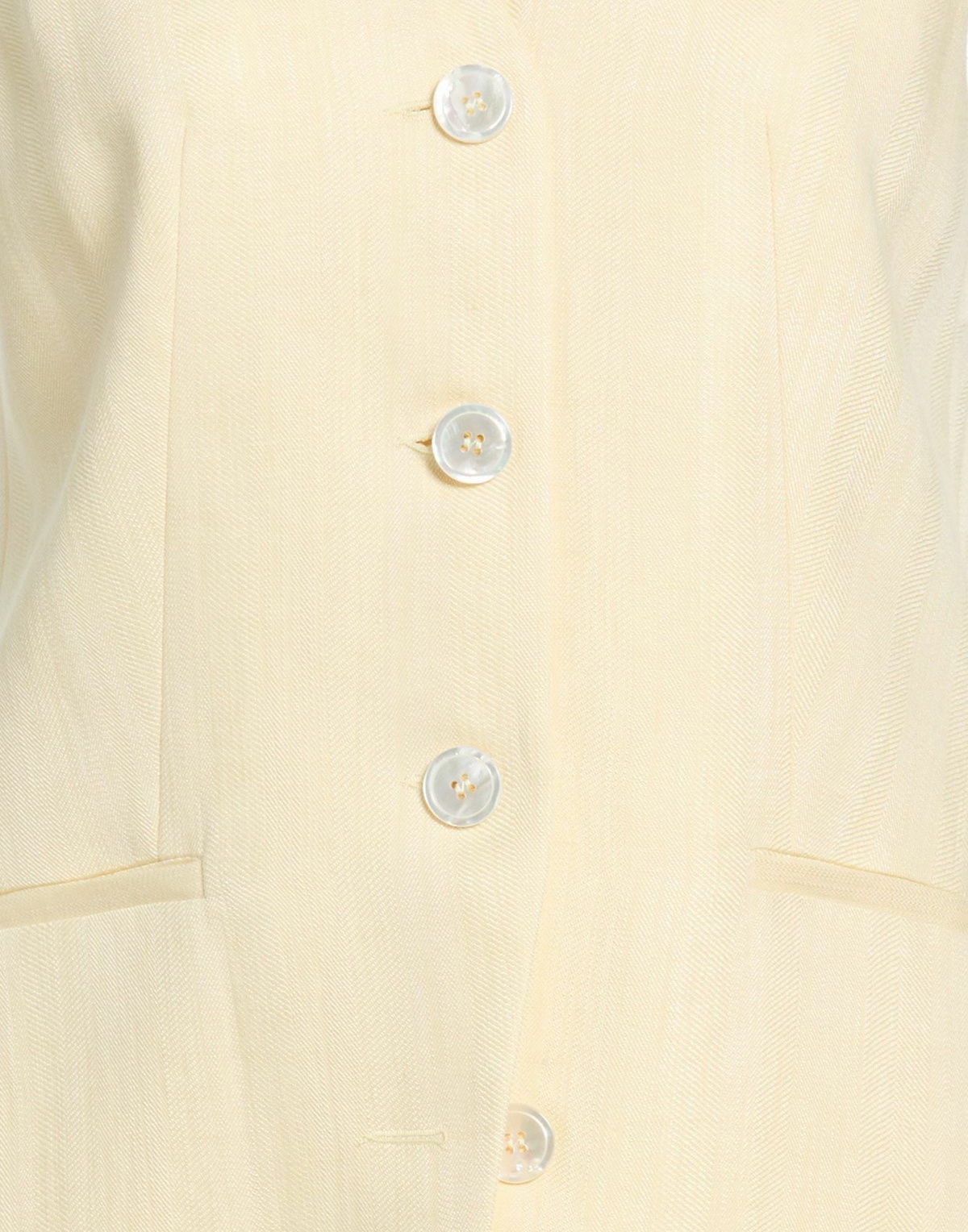 Peserico Womens Tailored Vest Pastel in Yellow