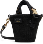 sacai Black Hybrid Micro Marche Bag