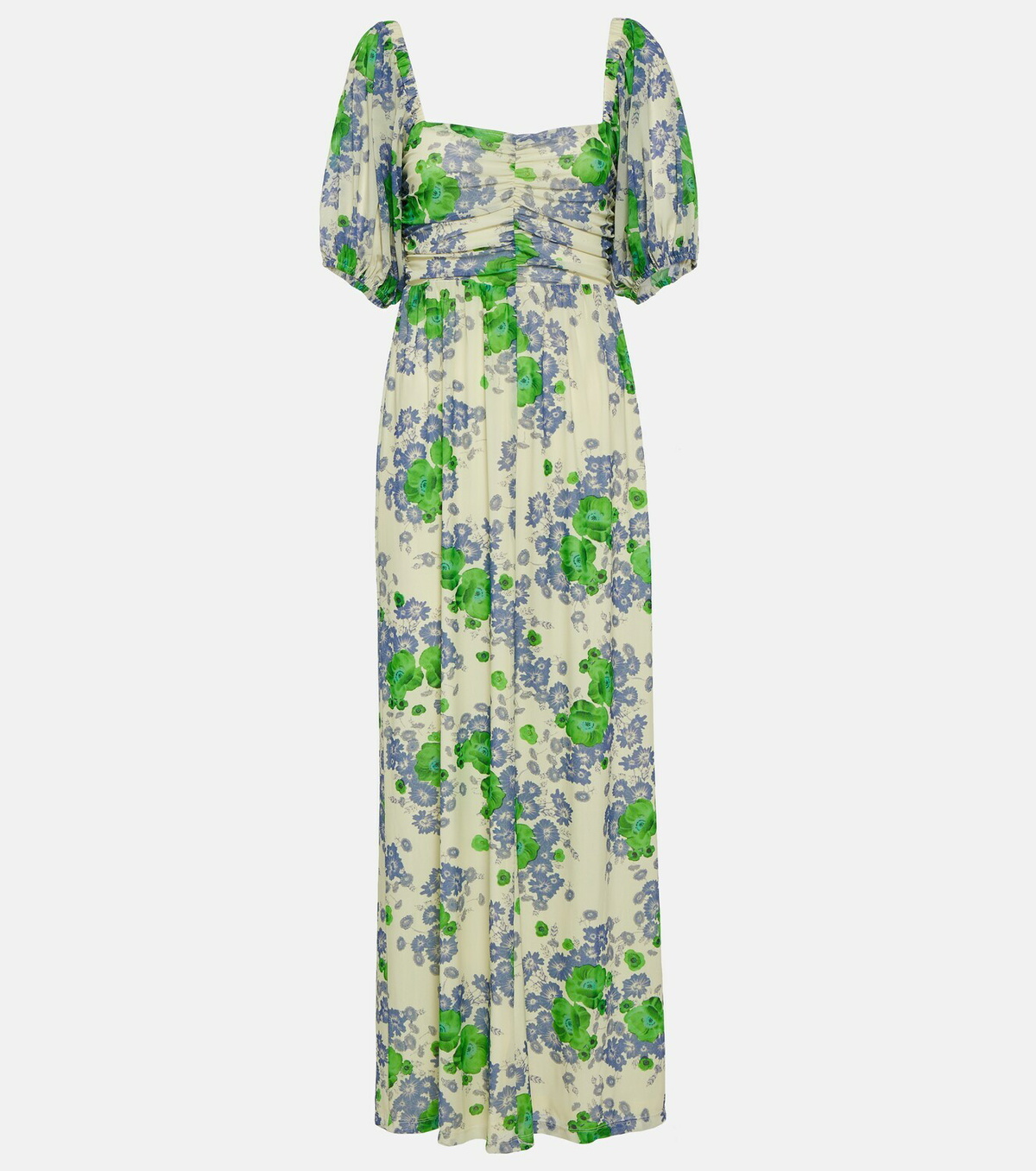 Ganni Floral mesh maxi dress GANNI