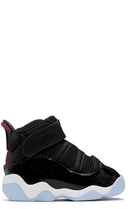 Photo: Nike Jordan Baby Black Jordan 6 Rings Sneakers