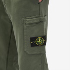 Stone Island Men's Cotton Fleece Garment Dyed Pocket Jogger in Musk