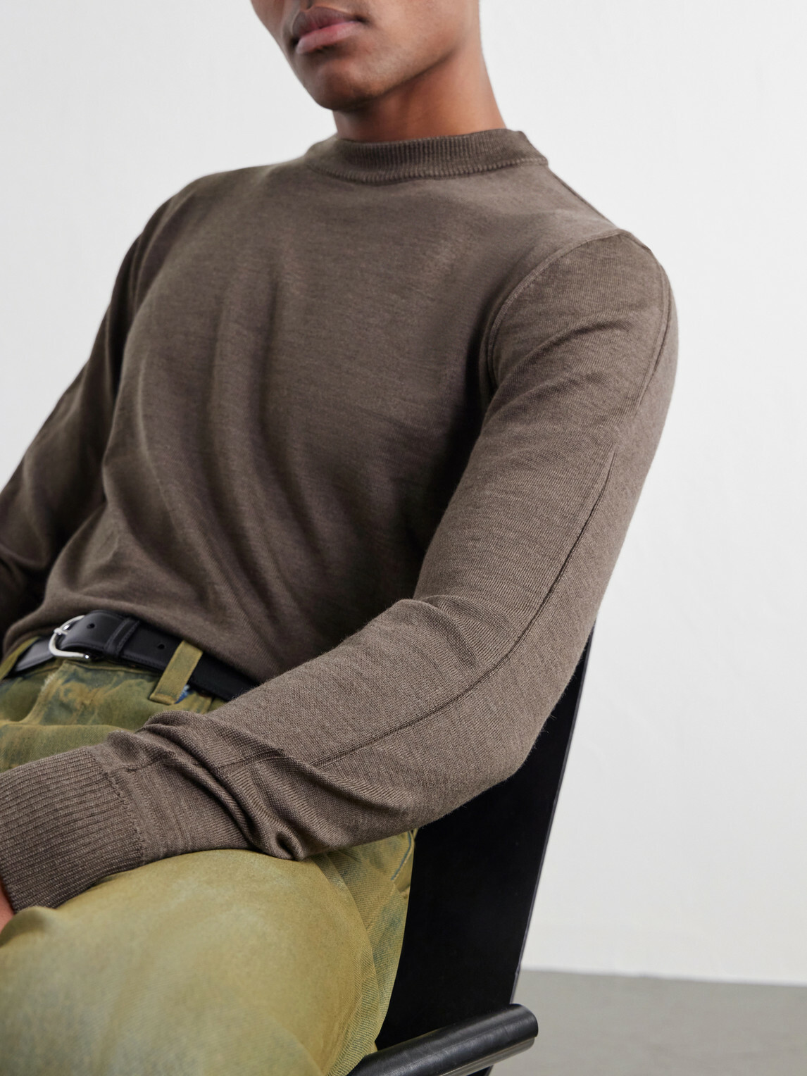 S.N.S. Herning - Solo Merino Wool Sweater - Brown