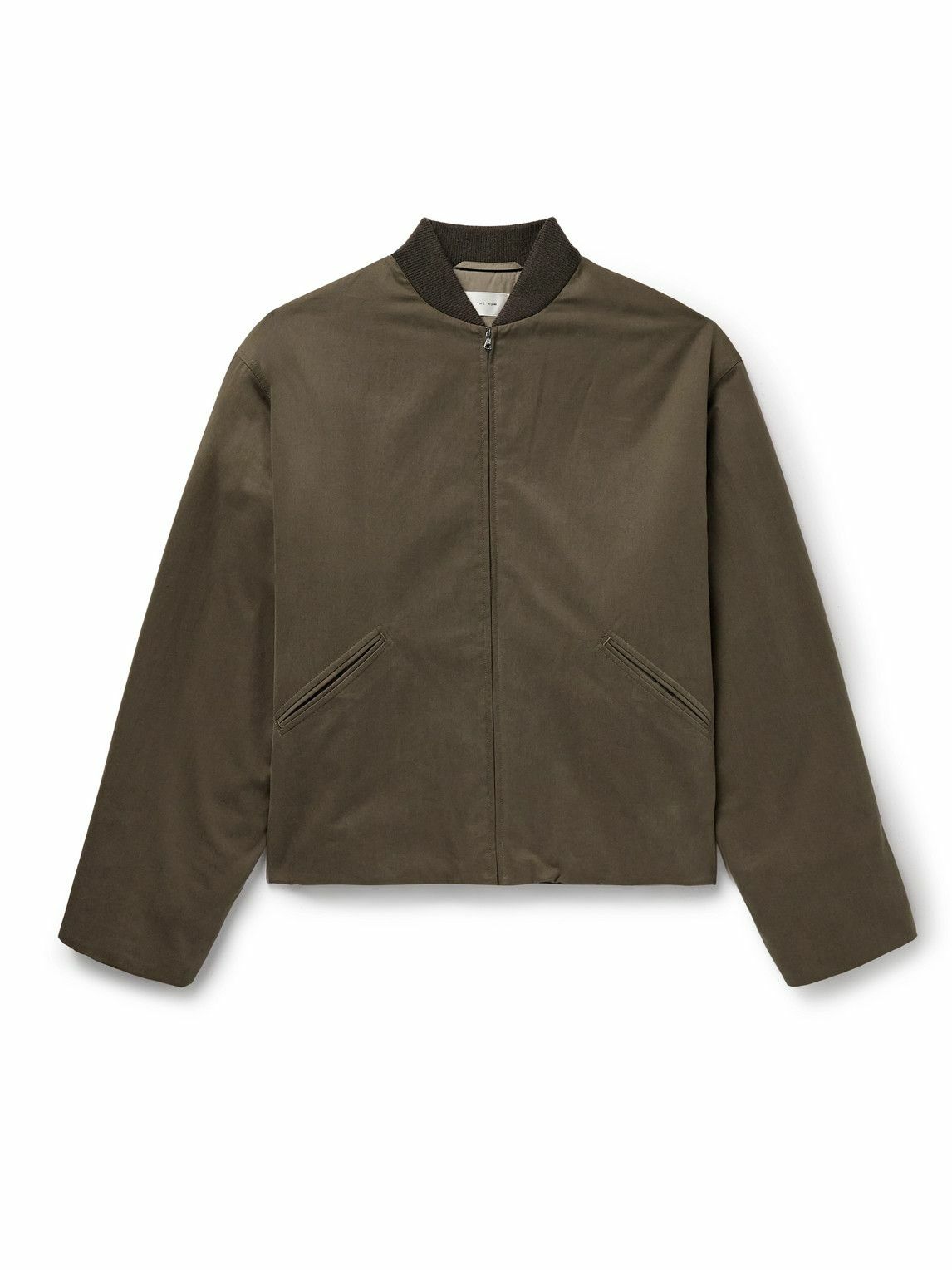 The Row Black Shawn Bomber Jacket The Row