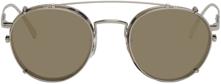 Photo: Brunello Cucinelli Silver Artemio Sunglasses