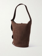 LOEWE - Loop Medium Logo-Debossed Nubuck Bucket Bag