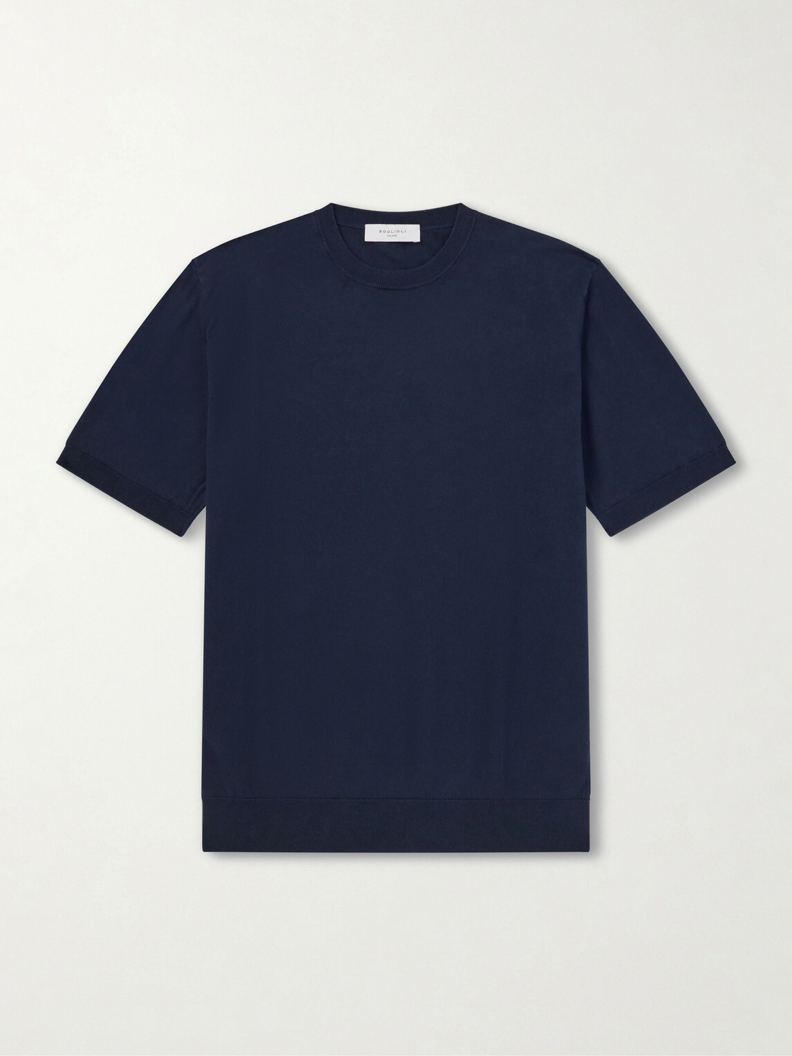 Boglioli - Garment-Dyed Cotton T-Shirt - Blue