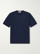 Boglioli - Garment-Dyed Cotton T-Shirt - Blue