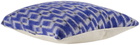 ZANKOV SSENSE Exclusive Blue & White Joshua Cushion