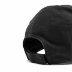 Balenciaga Men's Planet Earth Cap in Wash Black/Multicol