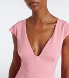 Stella McCartney Frill trim midi dress