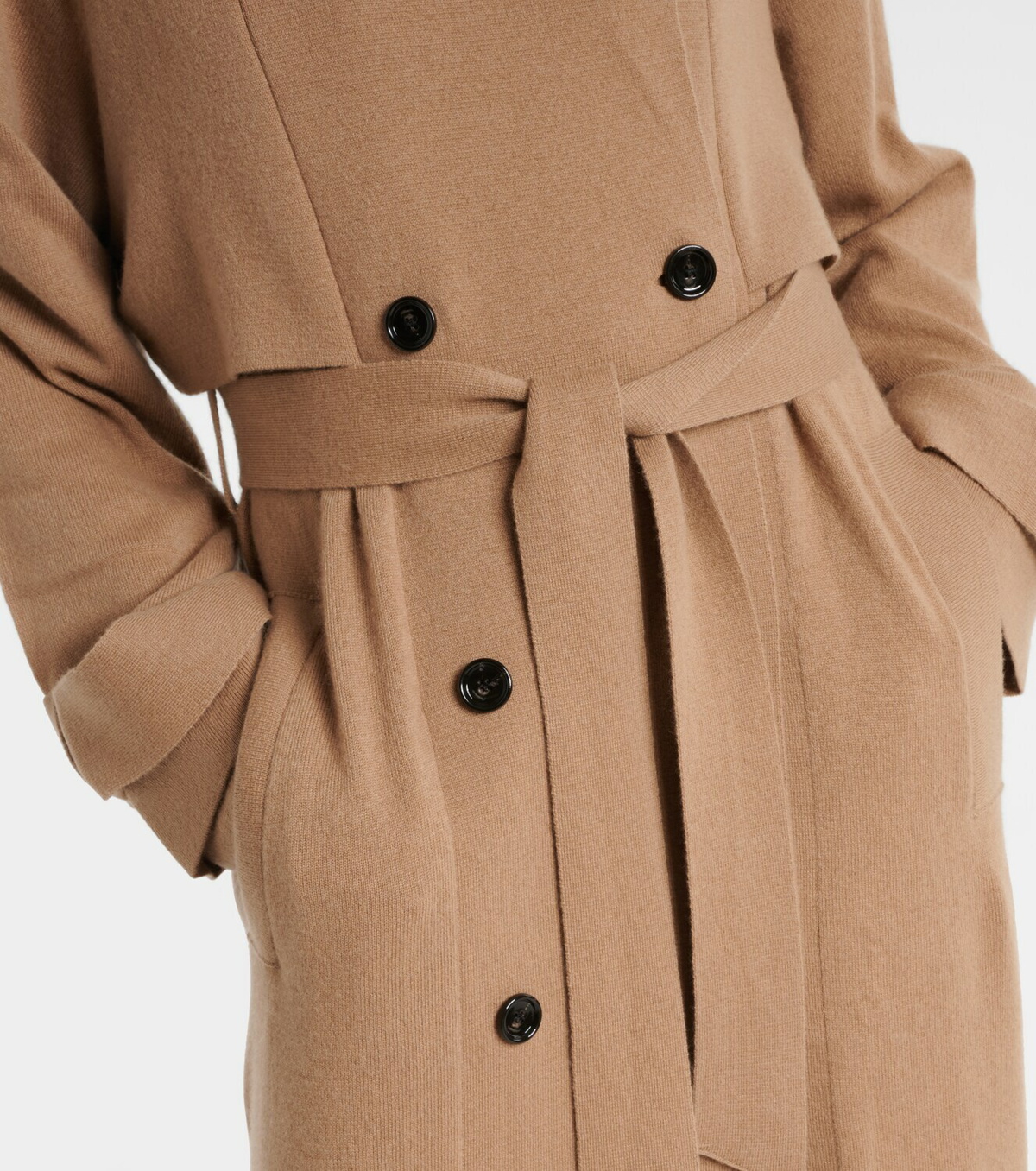 Jardin des Orangers Belted wool and cashmere trench coat