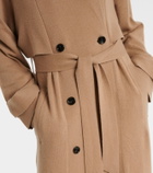 Jardin des Orangers Belted wool and cashmere trench coat