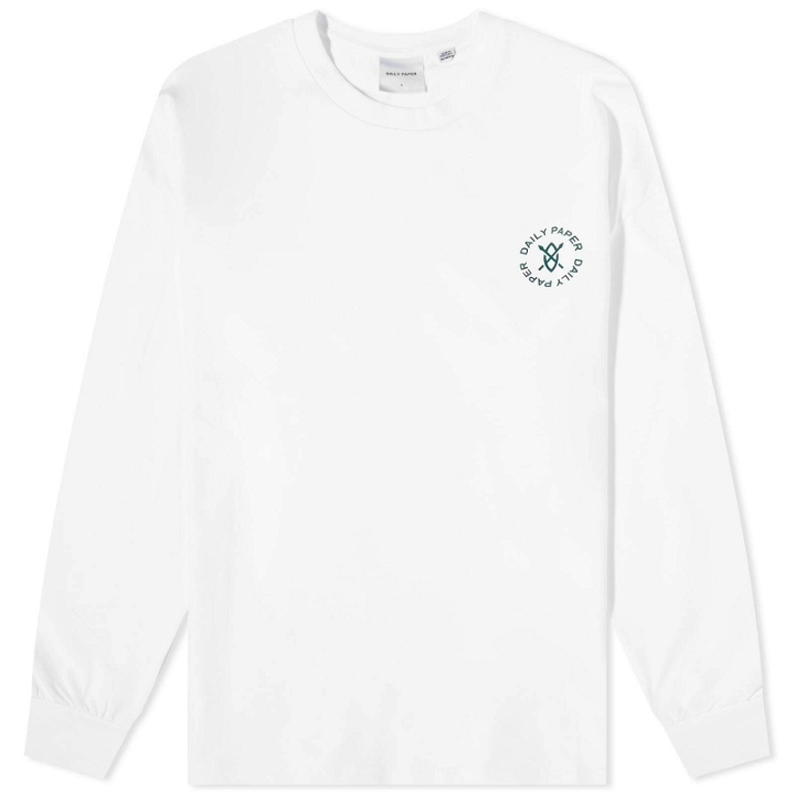 Photo: Daily Paper Men's Circle Long Sleeve T-Shirt in White