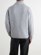 Hartford - Alpaca, Yak, and Wool-Blend Cardigan - Gray