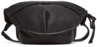 Master-Piece Co Black Leather Face Bum Bag