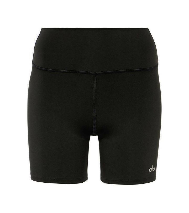 Photo: Alo Yoga Airlift Energy high-rise jersey shorts