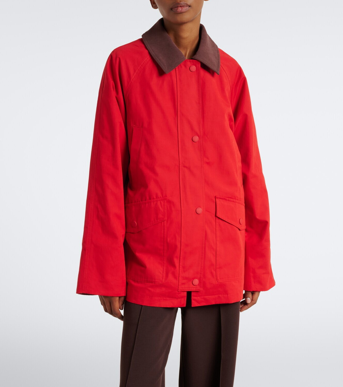 Varley Rylan corduroy-trimmed jacket