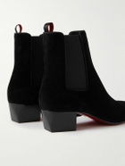 Christian Louboutin - Rosalio Suede Chelsea Boots - Black
