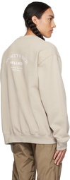 Sporty & Rich Taupe Wellness Studio Sweatshirt