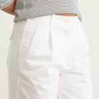 Nothing Written Women's Gato Straight Tuck Pants in White