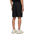 Wooyoungmi Black Gabardine Shorts