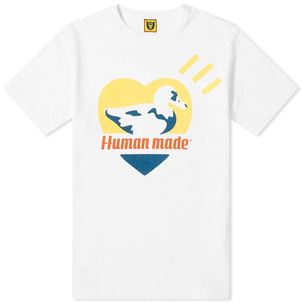 Human Made T-Shirt #09 Duck Heart FW22 White – OALLERY