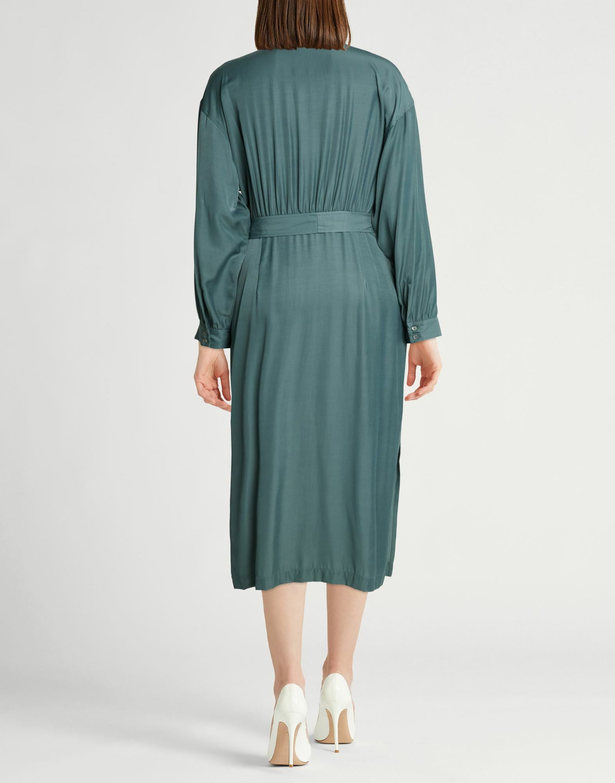 Peserico Womens Midi dress Slate in Blue