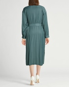 Peserico Womens Midi dress Slate in Blue