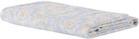 Versace Blue Barocco Bath Towel